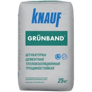 Легкая штукатурная смесь "Кнауф-Грюнбанд" 25кг (30)